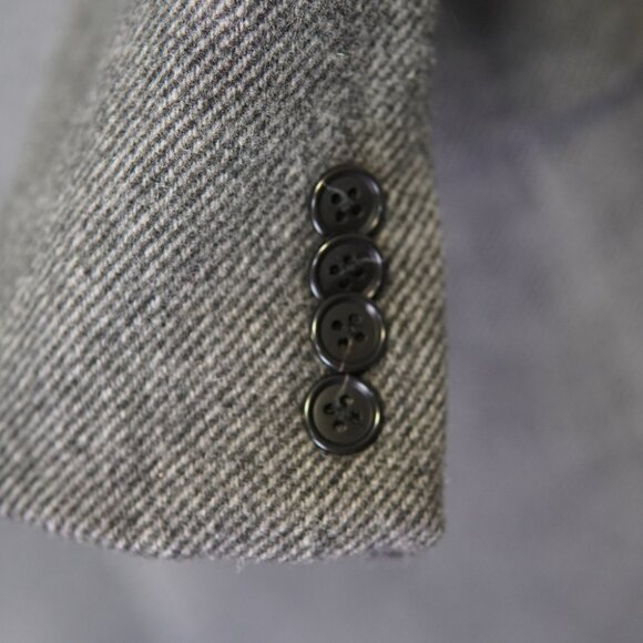 Club Monaco Top Twill Coat – Grey | Size 36 (Men’s Small) - Picture 6 of 11